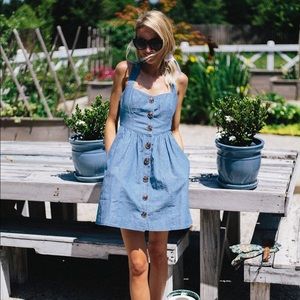Free people denim dress